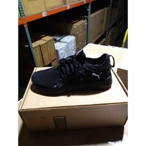PUMA Women's Softride Sophia Marble Running Shoe Black 9
